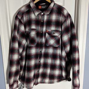 American Outdoorsmen Lined Shirt Jacket Size XL